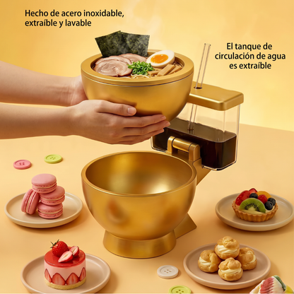 Orluxe™ | Tazón con Forma de Inodoro y Diseño de Pajita para Bebidas Integrado
